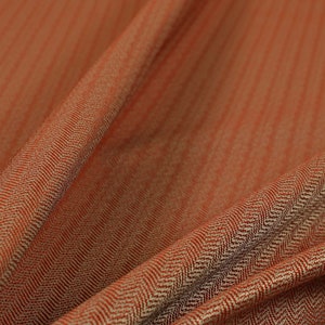 Herringbone Pattern Semi Plain Medium Weight Upholstery Fabric In New Red Colour