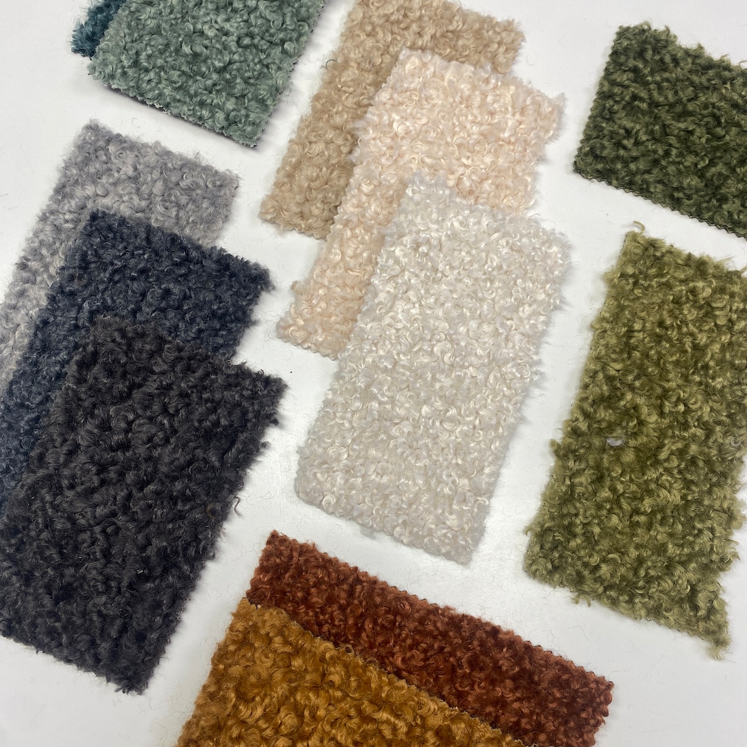 New Teddy Bear Boucle Soft to Touch Hard Wearing Upholstery Fabric