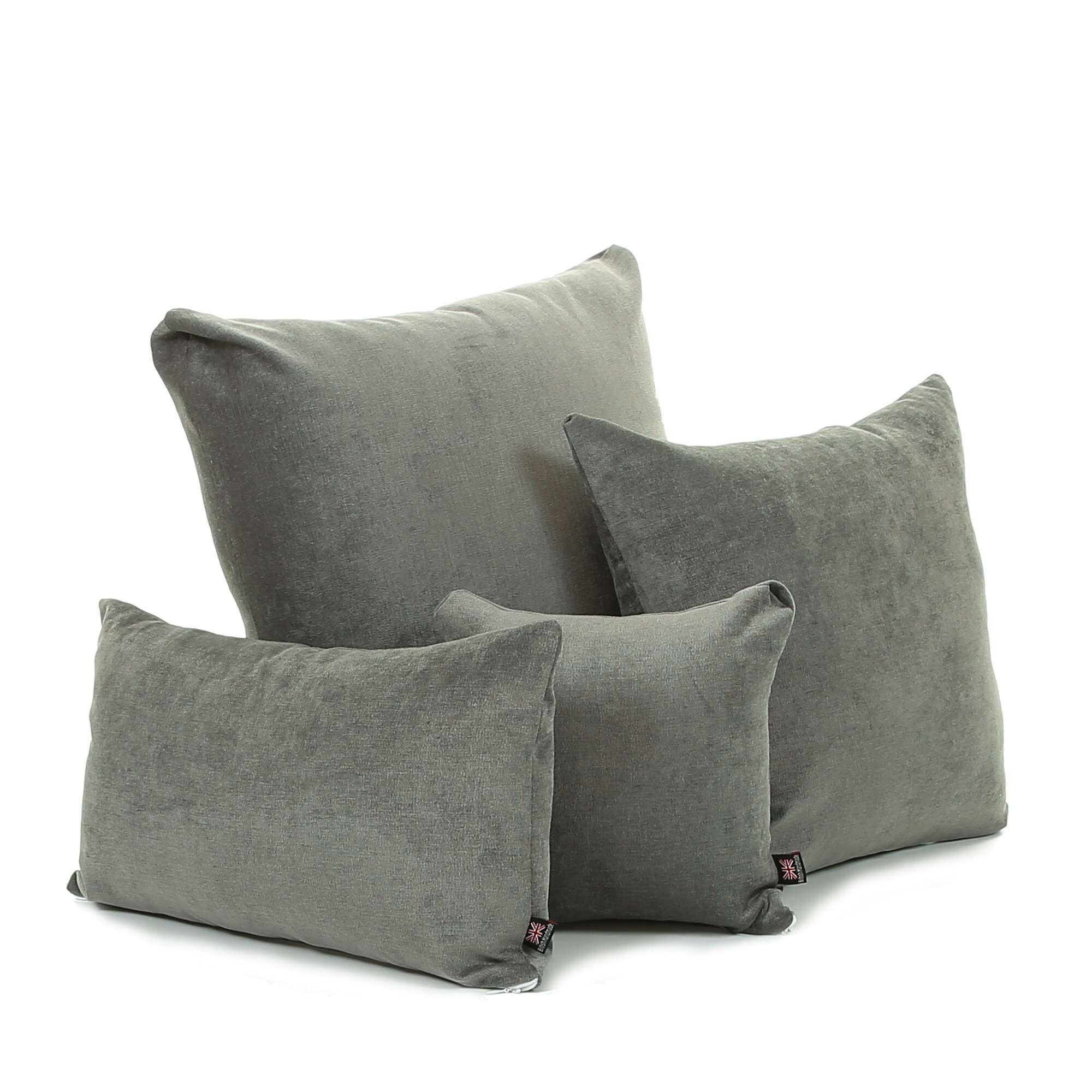 Grey chenille cushions hotsell