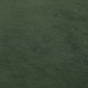 Plain Matt Soft Dark Green Velvet Fabric Moleskin Textured Upholstery Fabric Ideal For Interior Curtains Sofas Furniture - Sold By The Meter