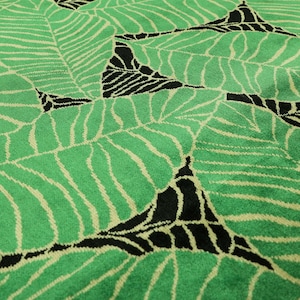 New Designer Modern Qualität Grün Schwarz Jungle Leaf Design Samt Polster für Vorhänge Kissen Stoff