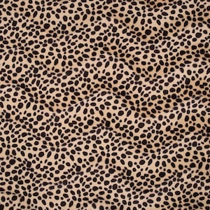 Soft Faux Fur Skin Pattern Cheetah Spots Animal Theme Upholstery Fabrics For Soft Furnishings Sofas Interior Cushion Curtais - Sold By Metre