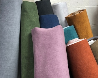 Ultra Soft Fleecy Moleskin Upholstery Fabric For Curtains, Sofas, Cushions & Interior Design Soft Hard Wearing Polyester Plain Fabrics Metre