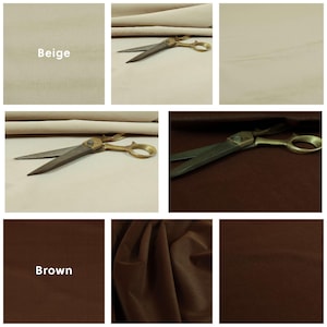 Super Soft Brushed Velvet Upholstery Fabric Curtains, Sofas, Seating, Cushions & Interior Design Soft Hard Wearing Plain Fabrics Per Metre image 14