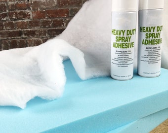 Upholstery Sundries - Memory Foam Seat Pads - Dacron Wadding 4oz / 135GM - Upholstery Spray Adhesive - Corovin Underlay Fabric