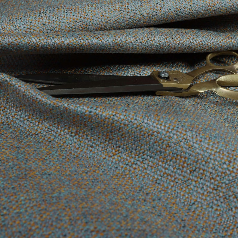 Tejido de cesta multicolor de gran peso para tapicería, sofás, muebles, cortinas, cojines y diseño de interiores. Tela lisa duradera por metro. Plata