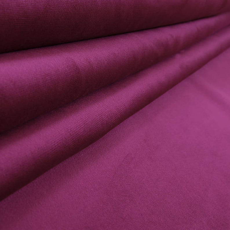 Soft Flock Moleskin Velvet Upholstery Fabric For Sofas, Furniture, Curtains, Cushions & Interiors Hard Wearing Plain Fabric Buy Per Metre image 9