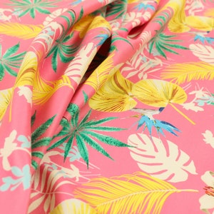Colourful Flower Floral Pattern Print Velour Velvet Upholstery Curtain Fabrics - Sold By The 1 Metre Length Fabric