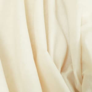 Soft Quality Modern Lightweight Low Pile Velvet Plain Ivory Cream Curtain Upholstery Fabric - Sold By The 10 Metres Fabric