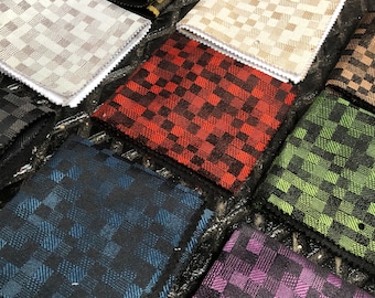 Kleiner Quadrat geometrisches Muster, Polsterstoff für Möbel, Sitzmöbel, Stühle, Sofas, Vorhang, Kissen, Innenausstattung