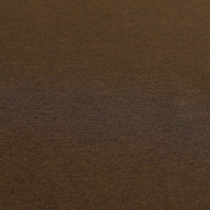 Soft Quality Textured Pastel Chenille Plain Brown Curtain Furnishing Upholstery Fabric - Sold By The 10 Metres Fabric