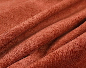Neue Qualität dicker langlebiger weicher Chenille-Stoff Orange Farbe Polster Innen Sofas Textile Fabrics - Verkauft durch die 10 Meter