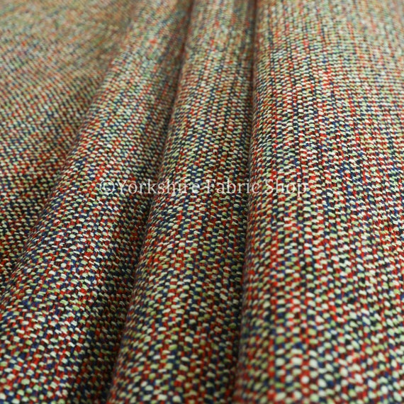 Pure Wool Fire Retardent Retro /"Bubble/" Pattern Upholstery Fabric