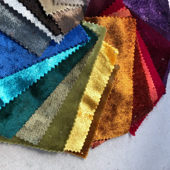 Lustrous Shine Crushed Velvet Upholstery Fabric for Curtains, Cushions &  Interior Design Soft Hard Wearing Polyester Plain Fabrics per Metre -   Canada