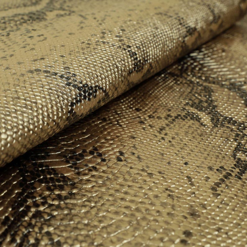 Snakeskin Vinyl Faux Leather Upholstery Fabric For Furniture, Sofas, Vehicle Trimmings & Accessories Hard Wearing Animal Print Vinyl image 8