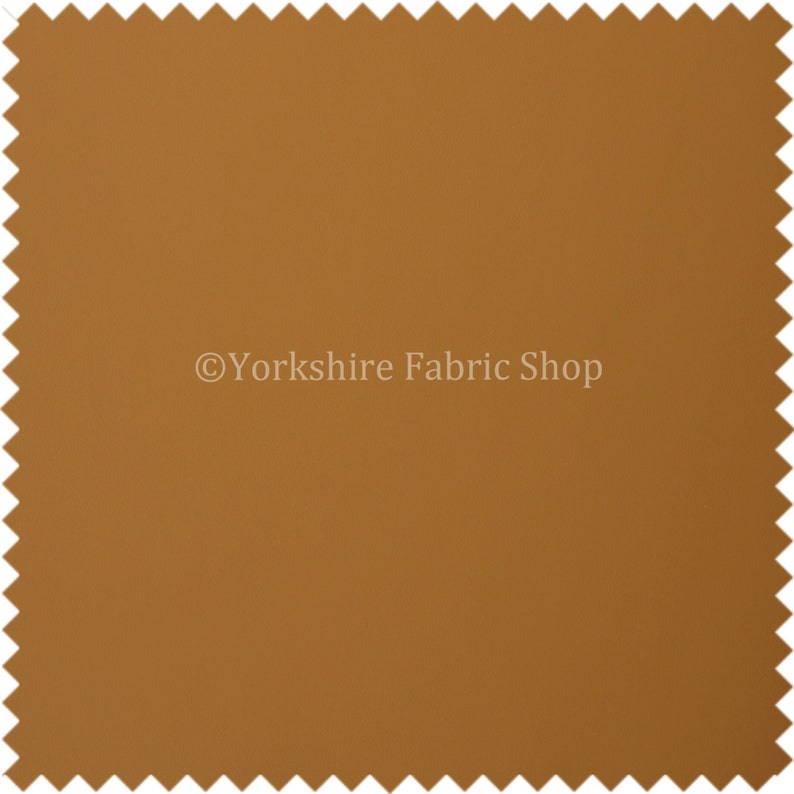 New Soft Matt Finish Tan Orange Faux Leather Upholstery Fabric Etsy UK