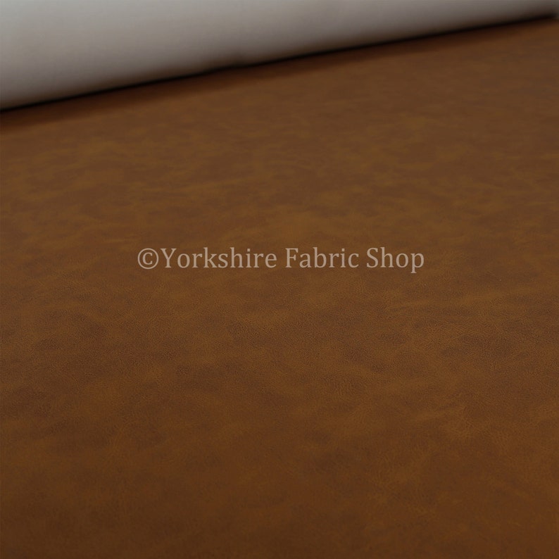 Sold By The Meter New Aged Distressed Faux Nubuck Upholstery Leather Fabric Soft Semi Sueded Suede Tan Finish Fabric Cars Sofas Furniture