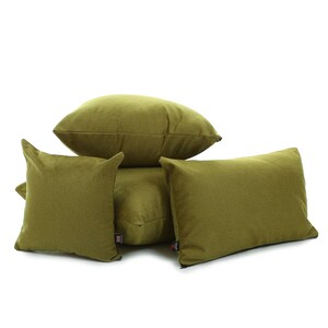 New Bubble Effect Chenille Soft Velvet Feel Plain Green Fabric Cushion - 4 Sizes Available - Cushion Cover Only - British Handmade