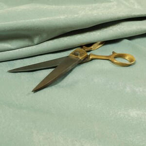 Silky Sheen Brushed Chenille Fabrics For Upholstery, Sofas, Furniture, Curtains Cushions & Interior Design Soft Hard Wearing Material Sky Blue