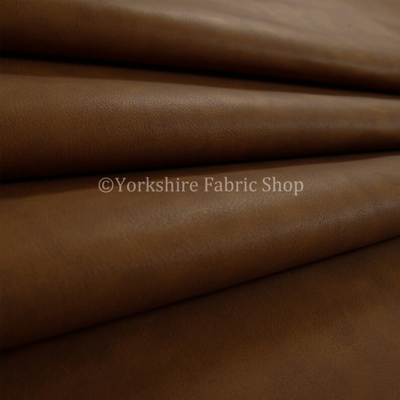 Sold By The Meter New Aged Distressed Faux Nubuck Upholstery Leather Fabric Soft Semi Sueded Suede Tan Finish Fabric Cars Sofas Furniture