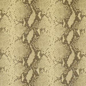 Snakeskin Vinyl Faux Leather Upholstery Fabric For Furniture, Sofas, Vehicle Trimmings & Accessories Hard Wearing Animal Print Vinyl Wheat Brown