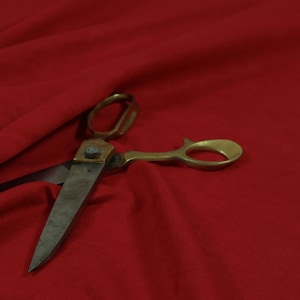Durable Lightweight Soft New Red Colour Faux Suede Fabrics Interior Upholstery Fabric - Sold By The Metre
