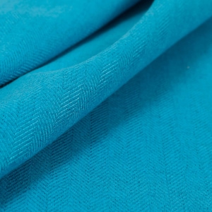 New Furnishing Fabrics Light Blue Soft Herringbone Chenille Textured Hardwearing Upholstery Curtain Fabrics  Sofa Curtains Sold By The Metre