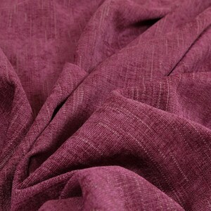 Neue rosa Farbe vertikale Strié Effekt strukturierte gemütliche Chenille Qualität Innenpolster Vorhang Stoff - Meterware