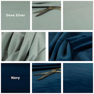 Super Soft Brushed Velvet Upholstery Fabric Curtains, Sofas, Seating, Cushions & Interior Design Soft Hard Wearing Plain Fabrics Per Metre image 8