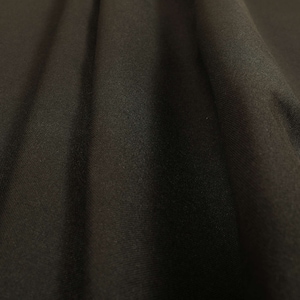 Soft Chenille Quality Smooth Textured Plain Black Curtain Furnishing Upholstery Fabric - Sold By The 1 Metres Fabric