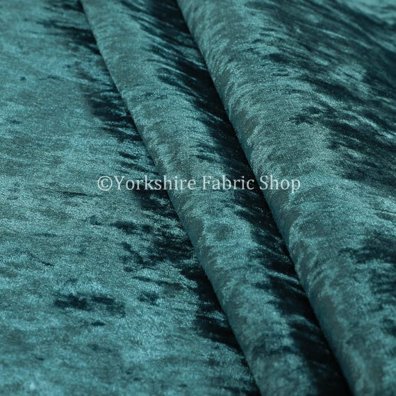New Furnishing Upholstery Luxury Quality Soft Textured Velvet Fabric In Blue Colour For Sofas Curtains Sold By The Metre