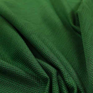 New Colourful Textured Flame Treated Chenille Plain Upholstery Fabric Green