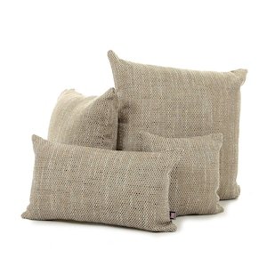 New Hopsack Textured Cushion In Caramel Colour - 4 Sizes Available - Cushion Cover Only - British Handmade
