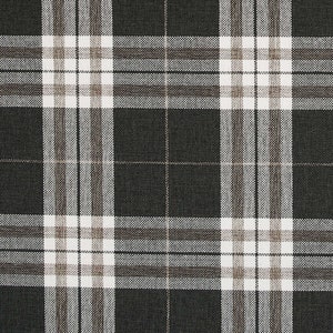 10 Meter Schottisches Thema Tartan Karomuster Chenille Schwarz Polsterstoff Perfekt Für Sofas Stühle Vorhänge Weiche Möbelstoffe