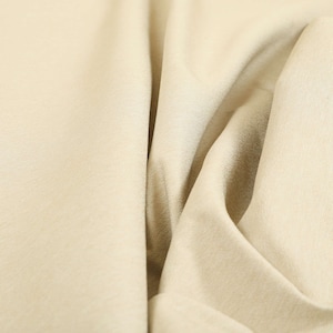 Soft Quality Textured Pastel Chenille Plain Beige Curtain Furnishing Upholstery Fabric - Sold By The 1 Metres Fabric