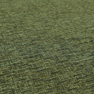 New Jacquard Plain Soft Raised Textured Green Colour Chenille Quality Upholstery Furniture Furnishings Fabric - Sold By The Metre Fabrics