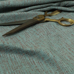 New Furnishing Fabrics Beautifully Woven Soft Textured Semi Plain Chenille Material Blue Upholstery Fabrics