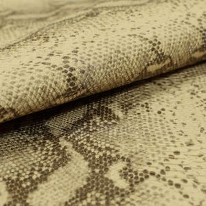 Snakeskin Vinyl Faux Leather Upholstery Fabric For Furniture, Sofas, Vehicle Trimmings & Accessories Hard Wearing Animal Print Vinyl image 6