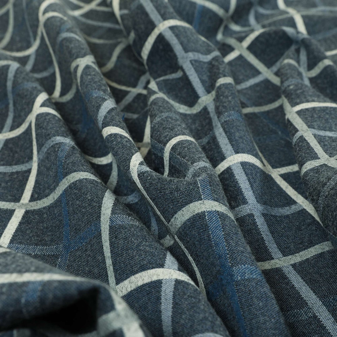 Scotland Pattern Blue New Blue Colour Tartan Scottish Pattern Soft Touch Wool Effect ...
