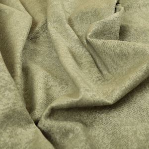 Beige Furnishing Upholstery Fabric Heavy Weight Quilted Effect Textured Chenille