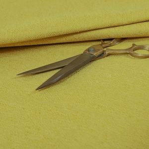 Furnishing Fabrics Plain Yellow Colour Sofa Curtain Upholstery Fabric For Sale By The 1 Metre