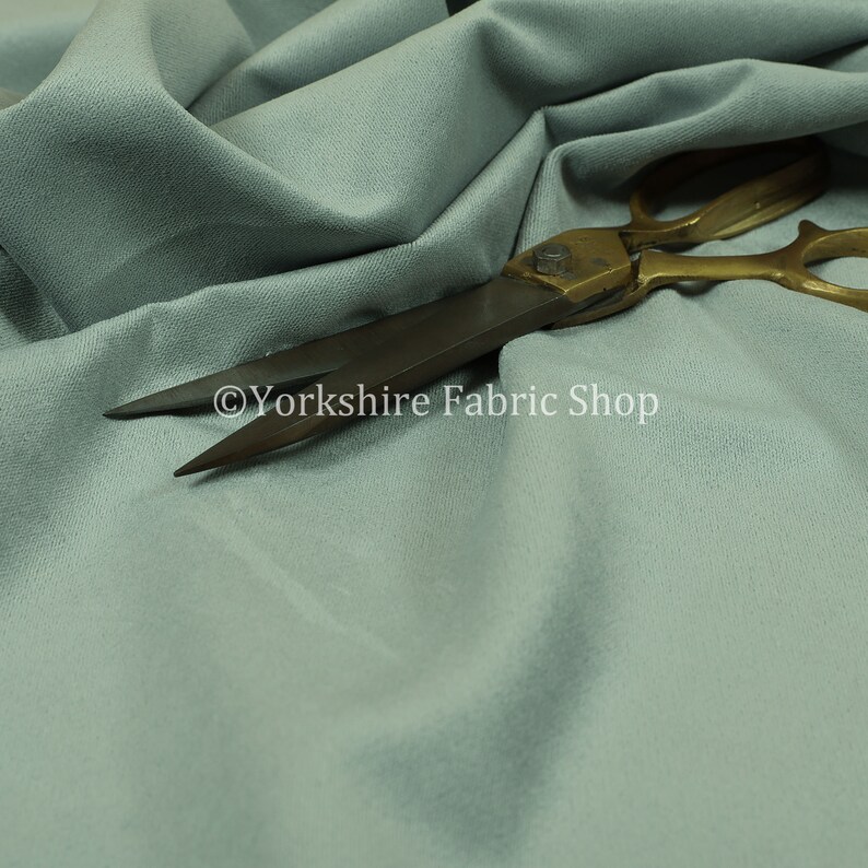 Matt Plain Cotton Effect Velvet Upholstery Quality Furnishing Fabrics In New Silver Colour