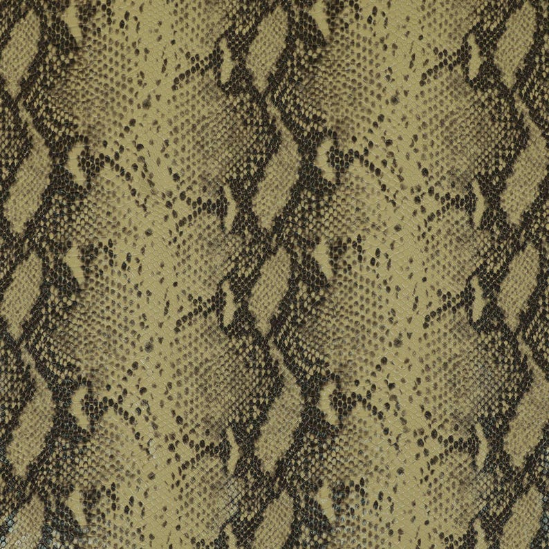 Snakeskin Vinyl Faux Leather Upholstery Fabric For Furniture, Sofas, Vehicle Trimmings & Accessories Hard Wearing Animal Print Vinyl Ash Brown