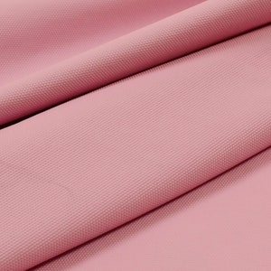 Faux Leather Vinyl Honeycomb Textured Pink Colour Matt Finish Upholstery Fabric - Sold By The 1 Metre