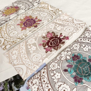 Pretty Elegant Damask Jacquard Upholstery Fabric For Curtains, Cushions & Interior Design Super Soft Hard Wearing Polyester Fabric Per Metre