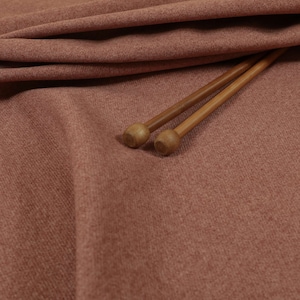 Neueinrichtung Qualität Strapazierfähiger Tweed Effekt Wolle Vorhang wie Polsterstoff in rosa Farbe Meterware