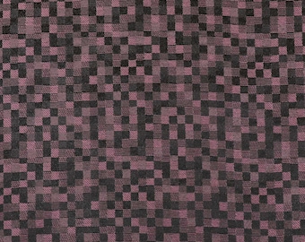 Square Polka Pattern Lightweight Chenille Purple New Upholstery Curtain Fabrics