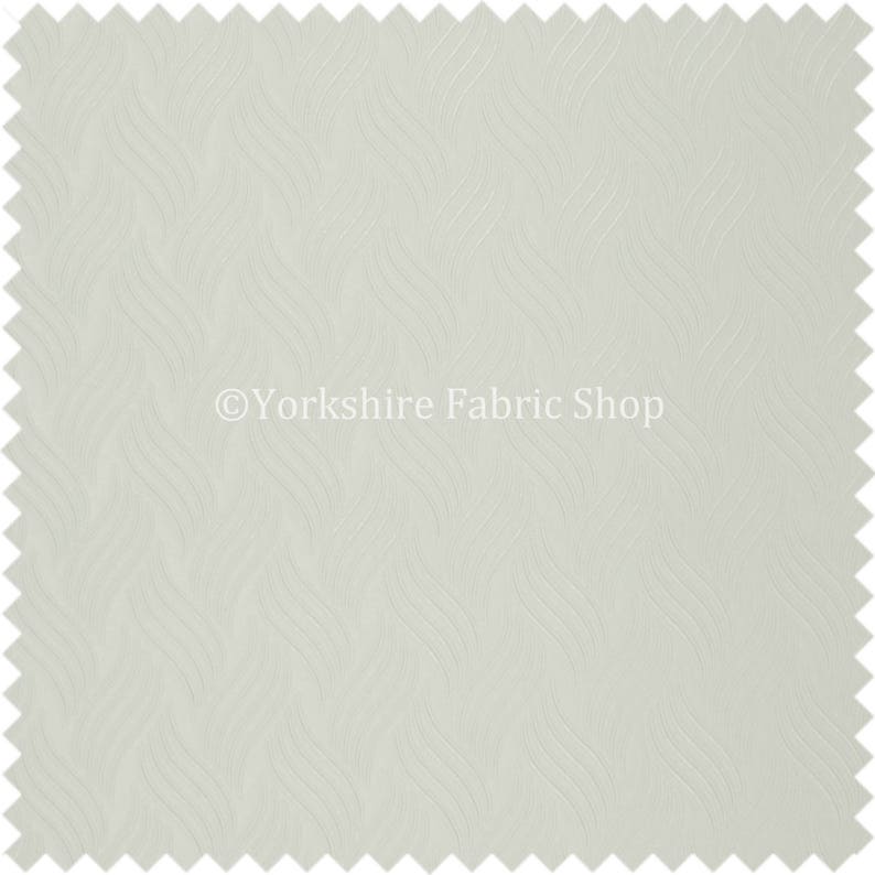 Designer Striped Glitter Vinyl Faux Leather Upholstery Fabric White Colour Sold By The 10 Metre