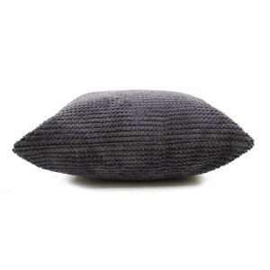 New Soft Corduroy Wave Ripple Effect Textured Pattern Fabric Cushion Purple Colour- 4 Sizes Available - Cushion Cover Only - British Made