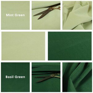 Super Soft Brushed Velvet Upholstery Fabric Curtains, Sofas, Seating, Cushions & Interior Design Soft Hard Wearing Plain Fabrics Per Metre image 15